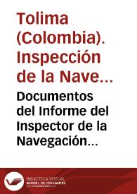 Documentos del Informe del Inspector de la Navegación Fluvial