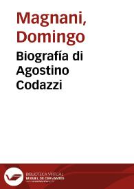 Biografía di Agostino Codazzi