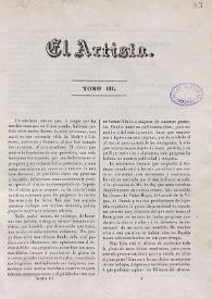 El Artista (Madrid. 1835). Tomo III, 1 de julio de 1836