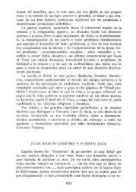 Juan Ramón Jiménez y Puerto Rico