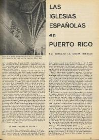 Las iglesias españolas en Puerto Rico