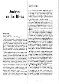 Cuadernos Hispanoamericanos, núm. 491 (mayo 1991). América en los libros