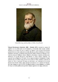 Manuel Rivadeneyra (Barcelona, 1805 – Madrid, 1872) [Semblanza]