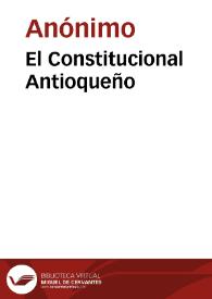 El Constitucional Antioqueño
