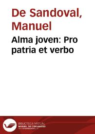 Alma joven: Pro patria et verbo