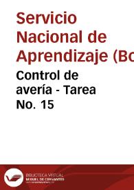 Control de avería - Tarea No. 15