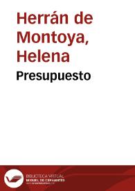 Presupuesto