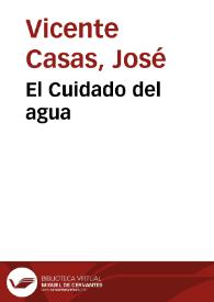 El Cuidado del agua