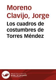 Los cuadros de costumbres de Torres Méndez