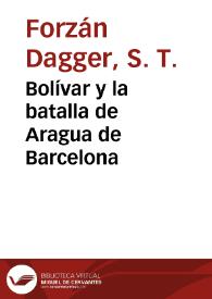 Bolívar y la batalla de Aragua de Barcelona