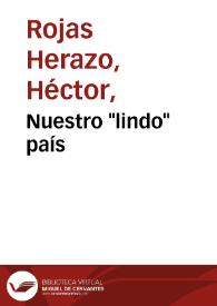 Nuestro 'lindo' país