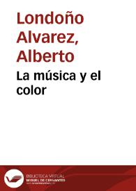 La música y el color