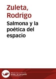 Salmona y la poética del espacio