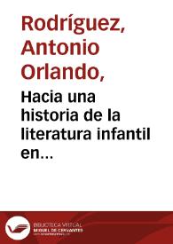 Hacia una historia de la literatura infantil en Colombia