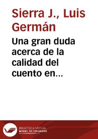 Una gran duda acerca de la calidad del cuento en Colombia