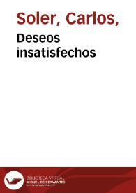 Deseos insatisfechos