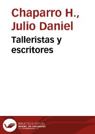 Talleristas y escritores
