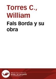 Fals Borda y su obra