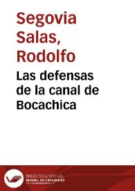 Las defensas de la canal de Bocachica