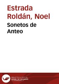 Sonetos de Anteo