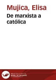 De marxista a católica