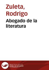 Abogado de la literatura