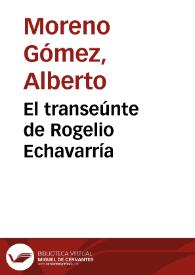 El transeúnte de Rogelio Echavarría
