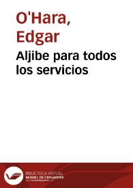 Aljibe para todos los servicios
