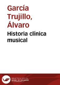 Historia clínica musical