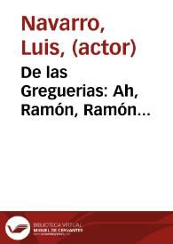 De las Greguerias: Ah, Ramón, Ramón...