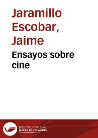 Ensayos sobre cine