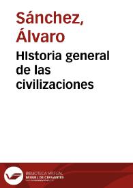 HIstoria general de las civilizaciones