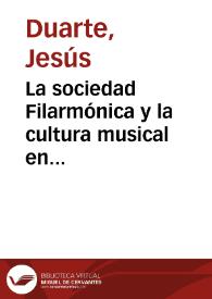 La sociedad Filarmónica y la cultura musical en Santafé a mediados del siglo XIX