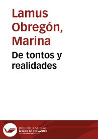 De tontos y realidades