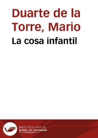 La cosa infantil