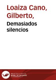 Demasiados silencios