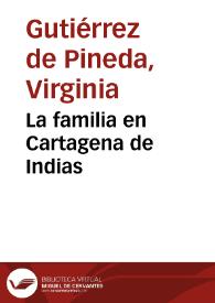 La familia en Cartagena de Indias