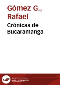 Crónicas de Bucaramanga