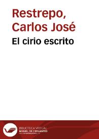 El cirio escrito