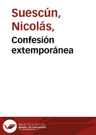 Confesión extemporánea