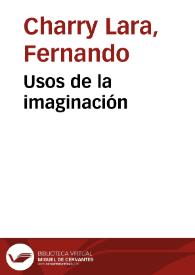 Usos de la imaginación