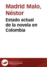 Estado actual de la novela  en Colombia