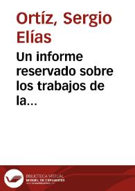 Un informe reservado sobre los trabajos de la expedición botánica