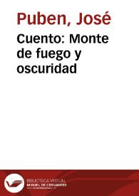 Cuento: Monte de fuego y oscuridad