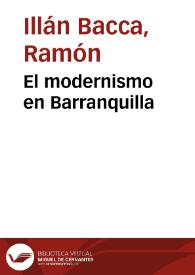 El modernismo en Barranquilla