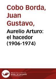 Aurelio Arturo: el hacedor (1906-1974)
