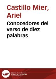 Conocedores del verso de diez palabras
