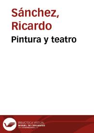 Pintura y teatro