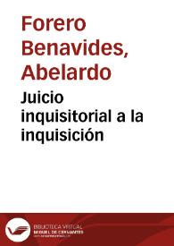 Juicio inquisitorial a la inquisición