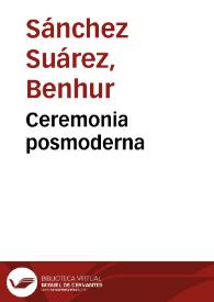 Ceremonia posmoderna